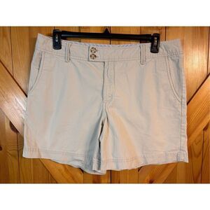 Eddie Bauer khaki shorts size 16 (4287) Read